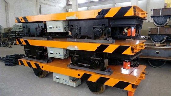 Carrinho de transferência de molde com capacidade de carga de 50 toneladas com orientação ferroviária de precisão e bateria industrial de alta capacidade para fabricação industrial pesada