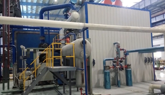 Transformador de energia com bomba de vácuo e bomba de raiz