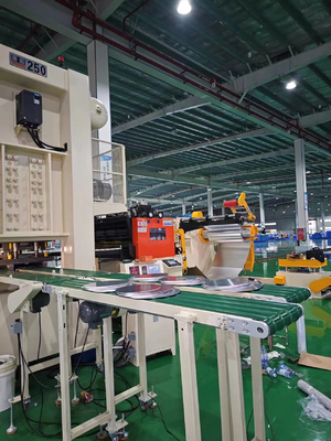 Máquina de prensagem mecânica de corte de círculo retangular 3 em 1 e alimentação automática da prensa