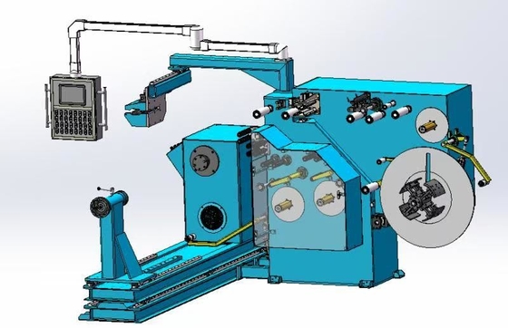 Máquina de enrolar transformadores de tipo seco